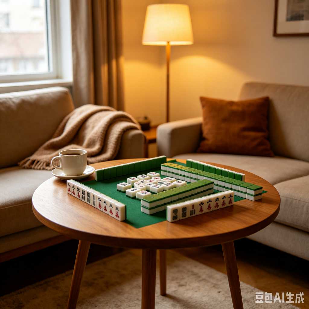 colorful mahjong score chips